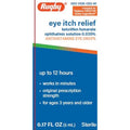 Rugby Eye Itch Relief, Ketotifen Antihistamine Eye Drops 0.025%, 0.17 fl oz (5 mL)