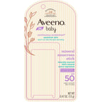 Aveeno Baby Continuous Protection Sensitive Skin Zinc Oxide Sunscreen Stick, SPF 50, 0.47 oz (13 g)