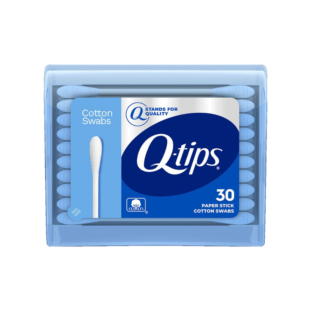 Q-tips Cotton Swabs, Travel Size, 30 Count
