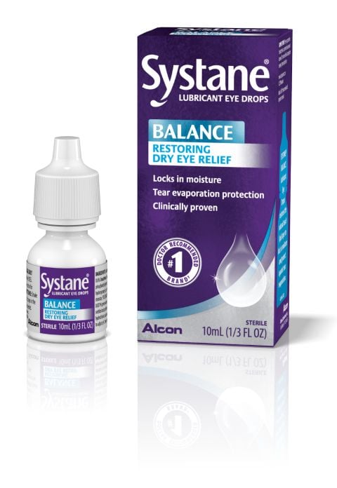 Systane Balance Lubricant Eye Drops, Restoring Dry Eye Relief, 10 mL