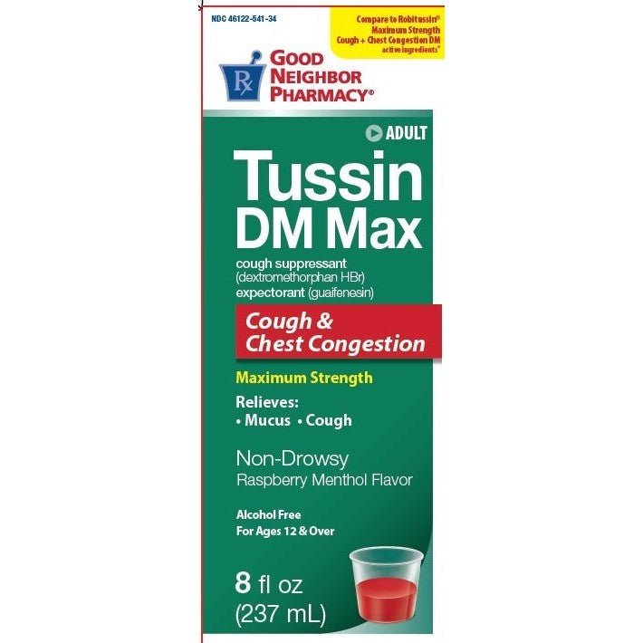 Good Neighbor Pharmacy Tussin DM Max Strength 20mg Liquid 8oz