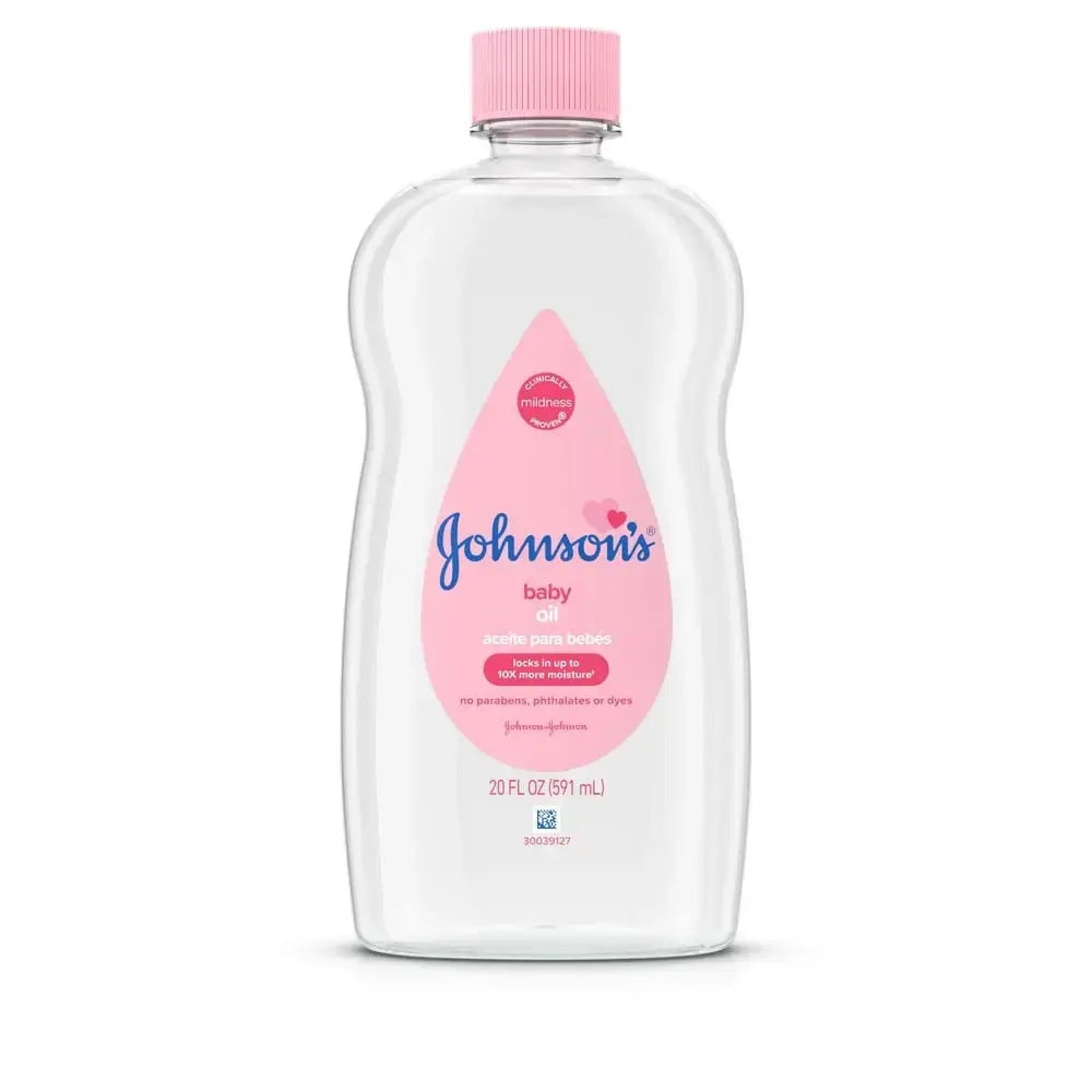 Johnson's Baby Oil, Pure Mineral Oil, 20 fl oz (591 mL)