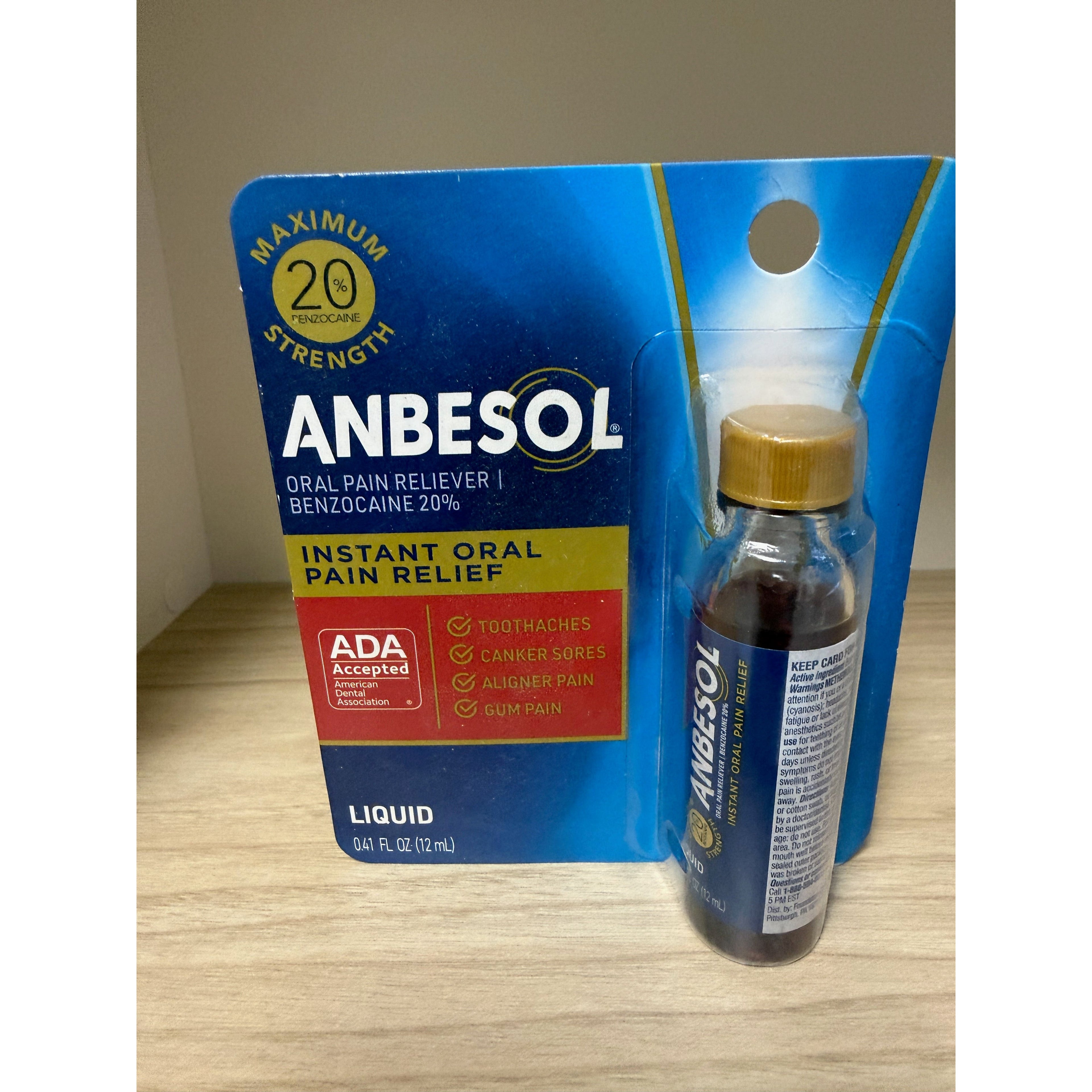 Anbesol Maximum Strength Oral Pain Relief Liquid