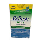 Refresh Tears Lubricant Eye Drops, Original Strength, Twin Pack (2 x 15 mL)