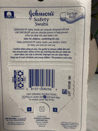 Johnson's Safety Swabs, Specially Shaped for Children, 55 Count