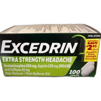 Excedrin Extra Strength Headache Relief, 100 Caplets