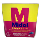 Midol Complete Multi-Symptom Relief, 24 Gelcaps