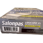 Salonpas Lidocaine 4% Pain Relieving Gel-Patch, Maximum OTC Strength, 6 Patches