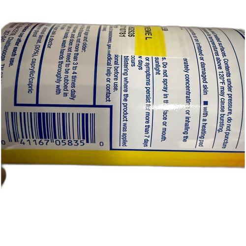 Aspercreme with 4% Lidocaine Dry Spray, Max Strength, Fragrance Free, 4 oz