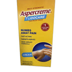 Aspercreme with 4% Lidocaine Pain Relief Cream, Max Strength, Fragrance-Free, 4.3 oz (121 g)