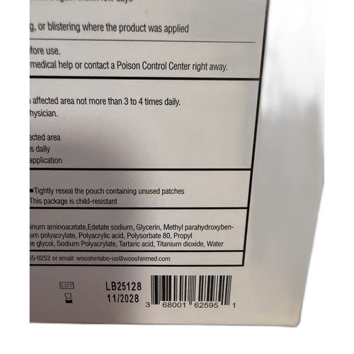 BluePoint Lidocaine Pain Relieving Patch, Topical Anesthetic 4%, 30 Patches