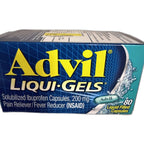 Advil Liqui-Gels, Solubilized Ibuprofen 200 mg (NSAID), 80 Liquid-Filled Capsules
