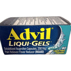 Advil Liqui-Gels, Solubilized Ibuprofen 200 mg (NSAID), 40 Liquid-Filled Capsules