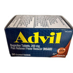 Advil Ibuprofen Tablets 200 mg (NSAID), 50 Coated Tablets