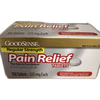 GoodSense Regular Strength Pain Relief, Acetaminophen 325 mg, 100 Tablets
