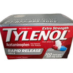 Tylenol Extra Strength Rapid Release Gels, Acetaminophen 500 mg, 100 Gelcaps