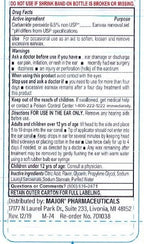 Major Ear Drops, Carbamide Peroxide 6.5%, Earwax Removal Aid, 0.5 fl oz (15 mL) — Drug Facts