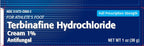 Terbinafine Hydrochloride 1% Antifungal Cream, 1 oz (30 g)