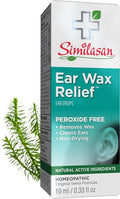 Similasan Ear Wax Relief Ear Drops, Peroxide Free, 10 mL (0.33 fl oz)