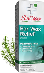 Similasan Ear Wax Relief Ear Drops, Peroxide Free, 10 mL (0.33 fl oz)