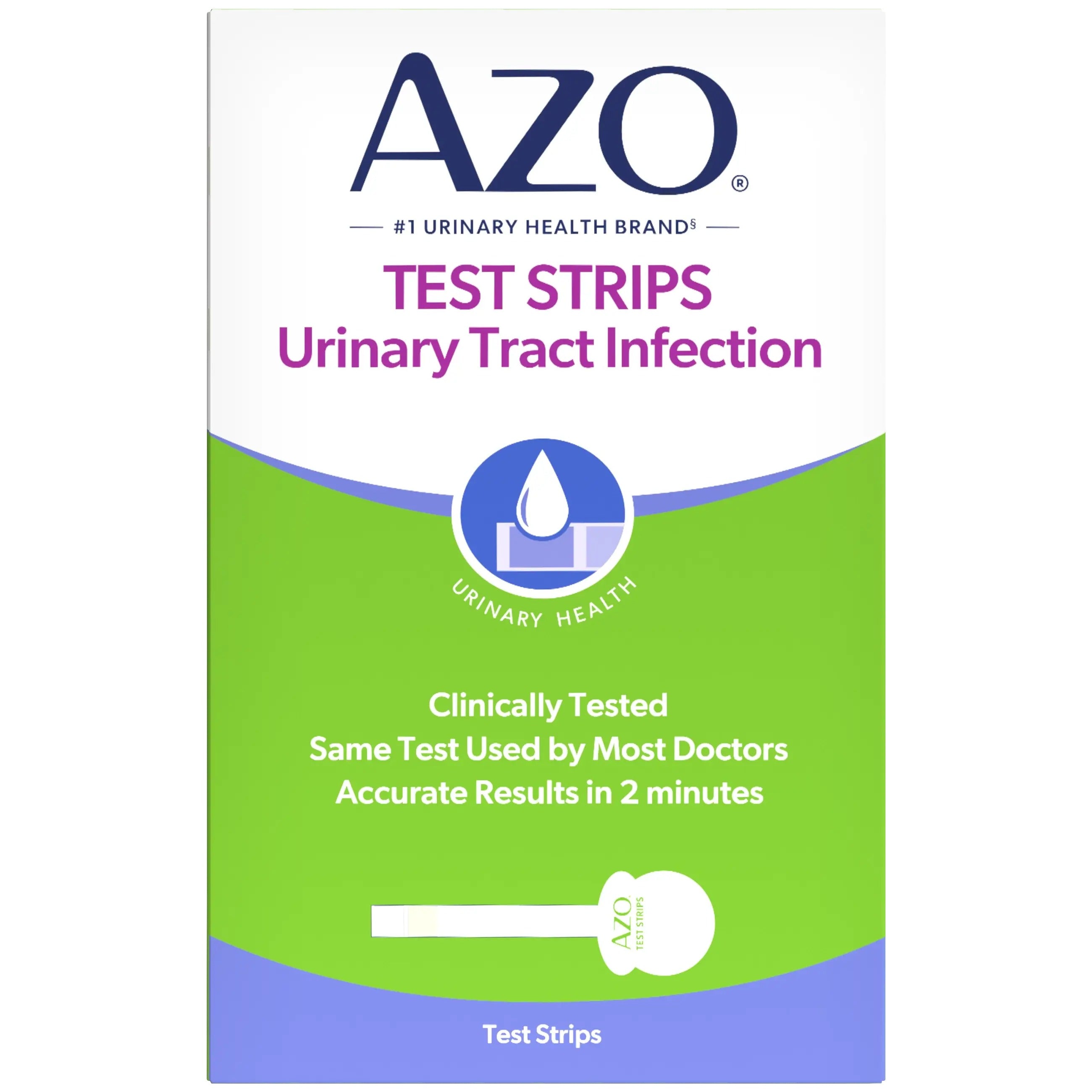 AZO Test Strips Urinary Tract Infection Test, 3 Test Strips