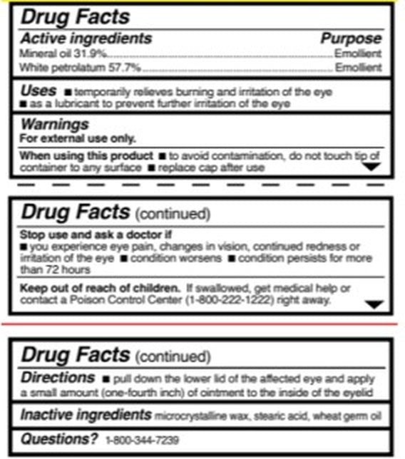 Stye Sterile Lubricant Eye Ointment, 0.125 oz (3.5 g) — Drug Facts