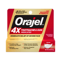 Orajel 4X Medicated Toothache & Gum Pain Relief Cream, Maximum Strength, 0.33 oz
