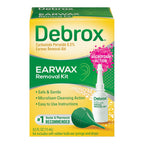 Debrox Earwax Removal Kit with Ear Syringe & Drops, 0.5 fl oz (15 mL)