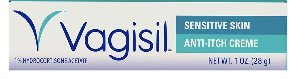 Vagisil Sensitive Skin Anti-Itch Creme with Hydrocortisone, 1 oz (28 g)