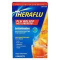 Theraflu Flu Relief Max Strength Daytime, Honey Lemon, 6 Packets