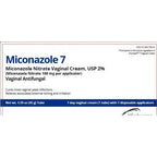 Miconazole 7 Vaginal Antifungal Cream, Miconazole Nitrate 2%, 45 g Tube + 7 Applicators