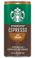 Starbucks Doubleshot Espresso and Cream 6.5 fl oz can