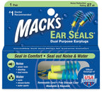 Mack's Ear Seals Dual Purpose Earplugs, NRR 27, 1 Pair