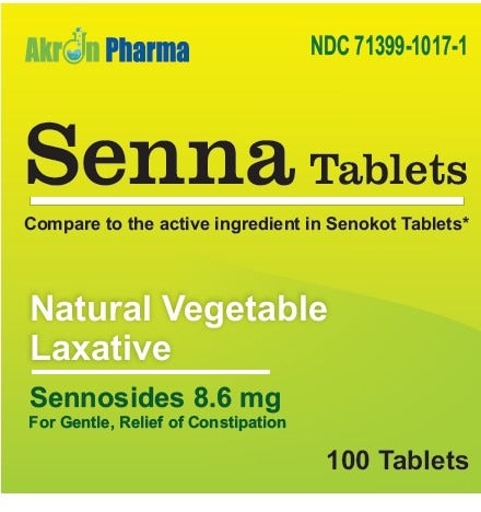 Senna Laxative 8.6 mg Tablets – 100 ct