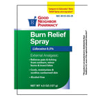 Good Neighbor Pharmacy Burn Relief Spray, Lidocaine 0.5%, 4.5 oz (127 g)