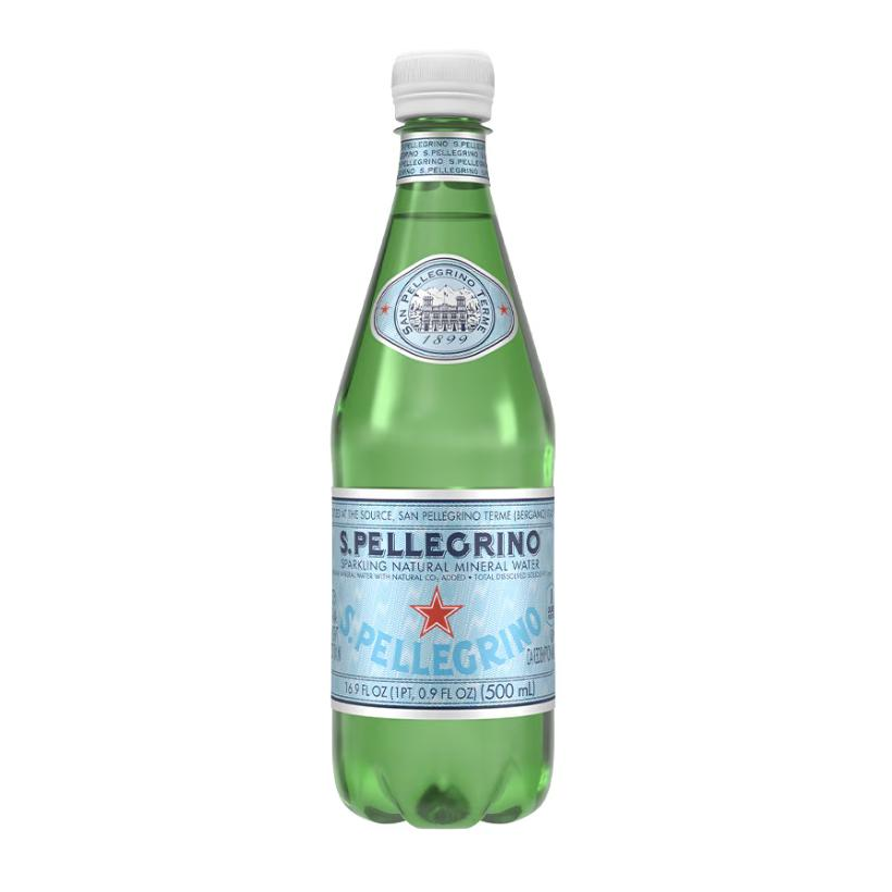 S.Pellegrino Sparkling Natural Mineral Water 16.9 fl oz bottle